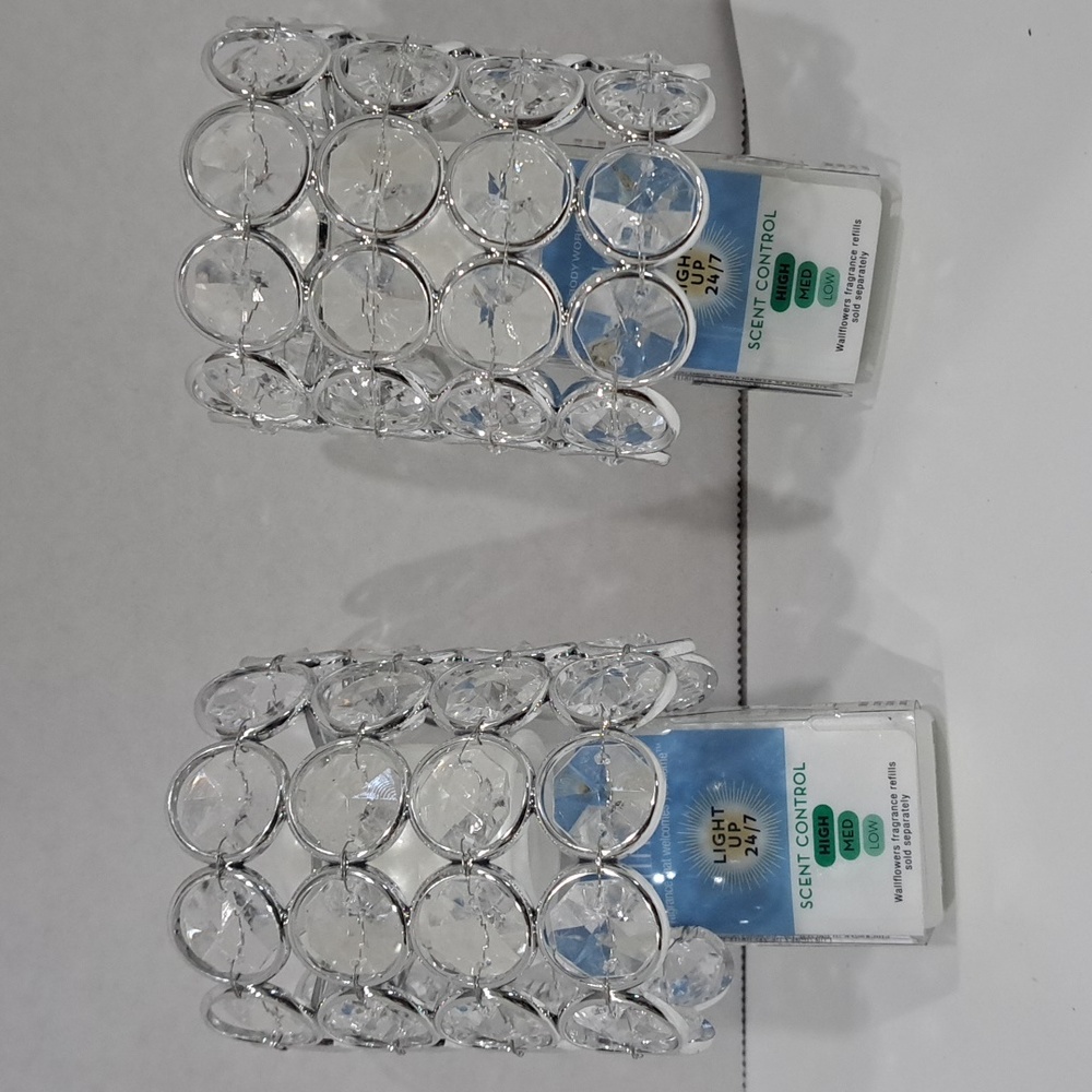 2 GEM Topper NIGHTLIGHT 24/7 Scent Control  Wallflowers Fragrance Set of 2